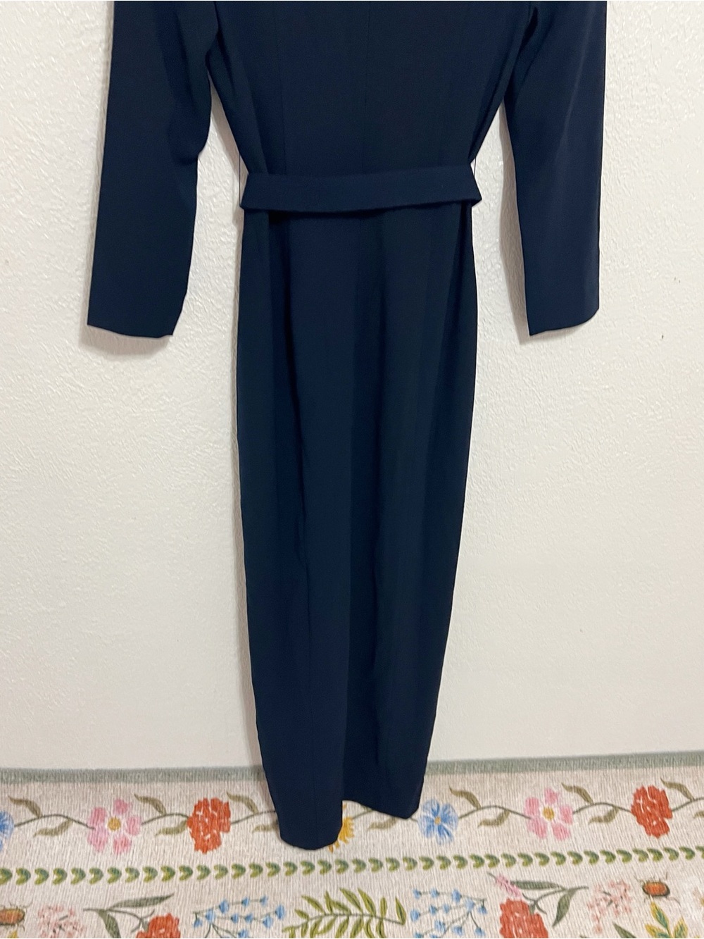 NWT Nicholas Kalissa Belted Crepe Gown - Picture 9 of 10